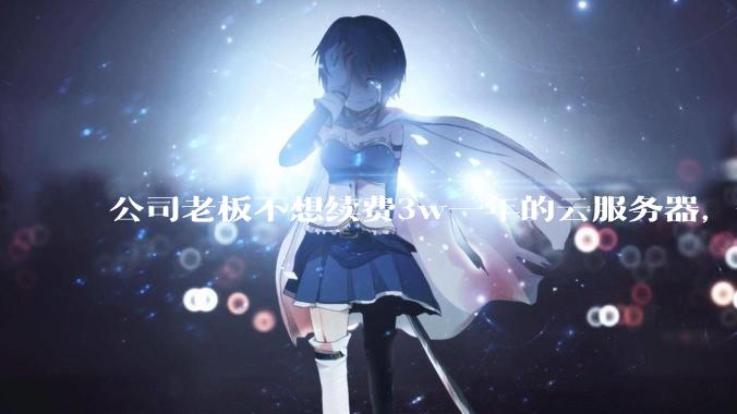 公司老板不想续费3w一年的云服务器，合理吗？